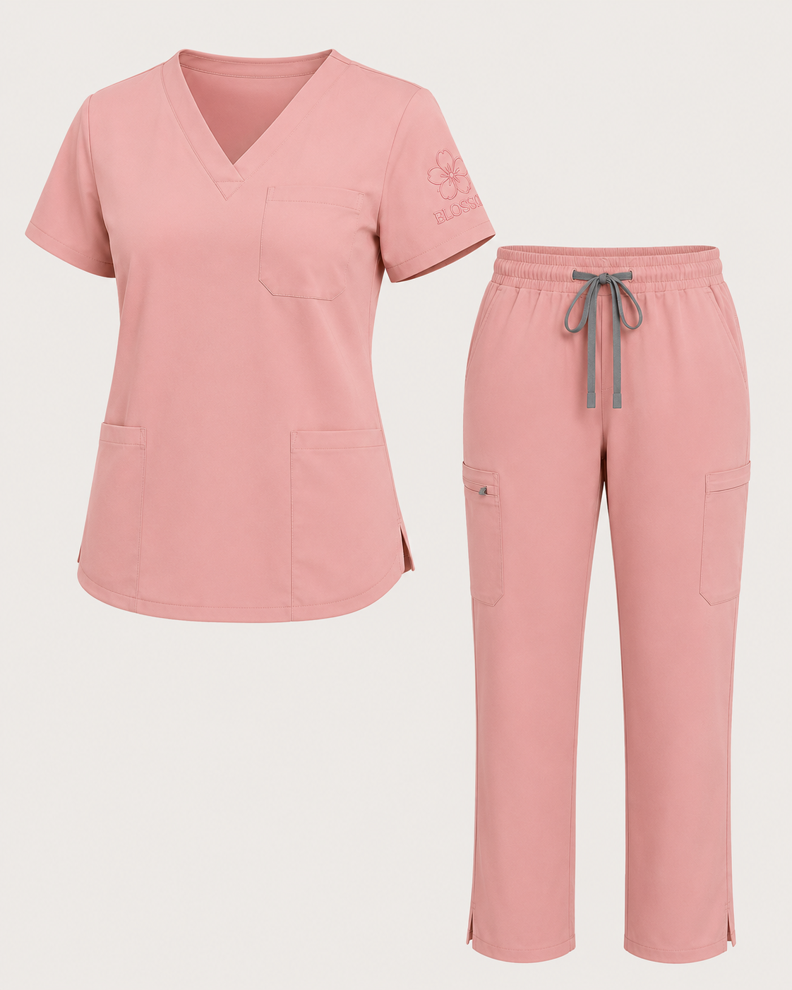 Blush Bloom Signature Scrub Set
(PRE SALE PRICE)